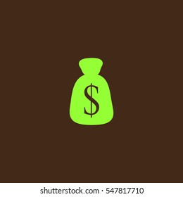 with dollar sign sack