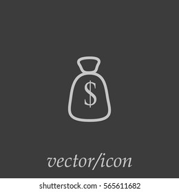 with dollar sign sack