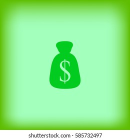 with dollar sign sack