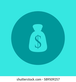with dollar sign sack
