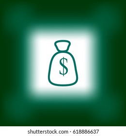 with dollar sign sack