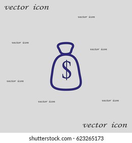 with dollar sign sack