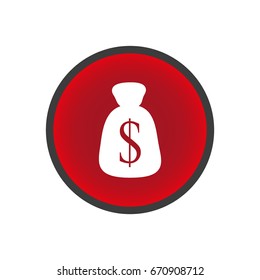 with dollar sign sack