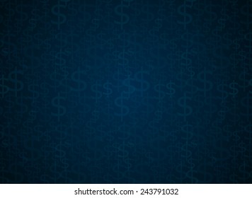 Dollar sign seamless vector background