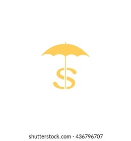 dollar sign umbrella icon