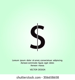 Dollar Sign Vector Icon