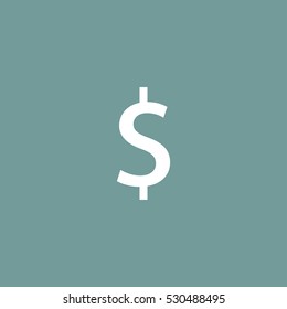 dollar sign vector icon , can be used for web and mobile design