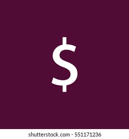 dollar sign vector icon , can be used for web and mobile design
