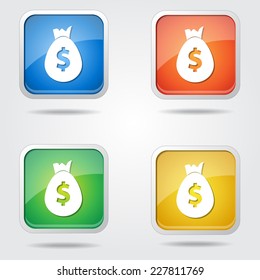 Dollar Sign Vector Icon Design