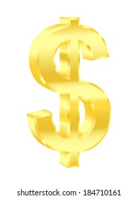 Dollar sign. Vector illustration.