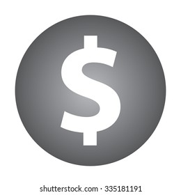 dollar sign. Vector illustration.