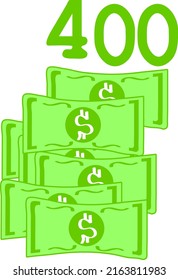 dollar sign vector illustration on white background. vector art