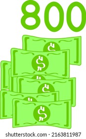 dollar sign vector illustration on white background. vector art