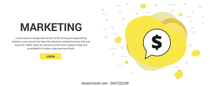 dollar sign vector thin line icon