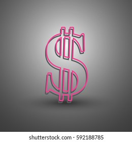 dollar sign web icon