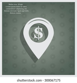 Dollar sign,point area,Vector