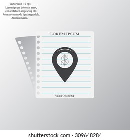 Dollar sign,point area,Vector