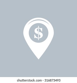Dollar sign,point area,Vector