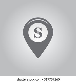 Dollar sign,point area,Vector