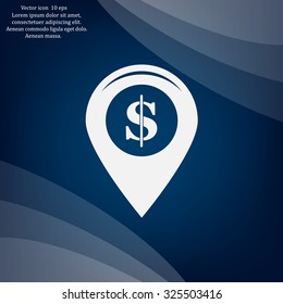 Dollar sign,point area,Vector