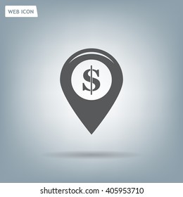 Dollar sign,point area,Vector