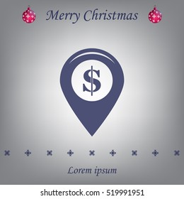 Dollar sign,point area,Vector