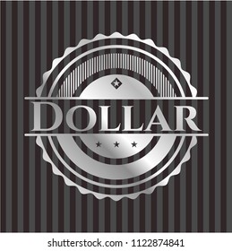 Dollar silvery emblem