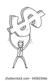 dollar strength doodle