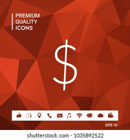 Dollar symbol icon