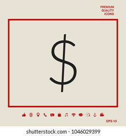 Dollar symbol icon