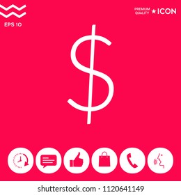 Dollar symbol icon