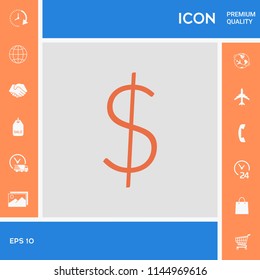 Dollar symbol icon