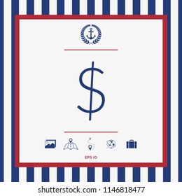 Dollar symbol icon
