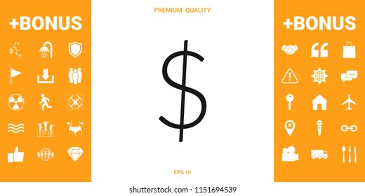 Dollar symbol icon