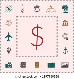 Dollar symbol icon