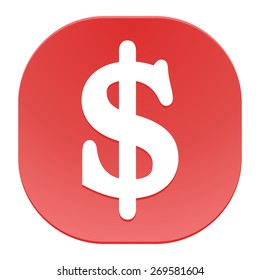 Dollar symbol icon.