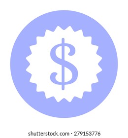 Dollar symbol icon.