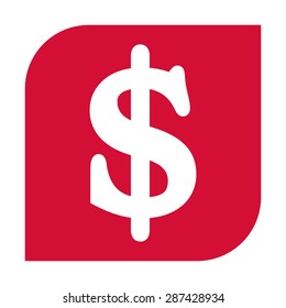 Dollar symbol icon.