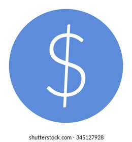 Dollar symbol icon.