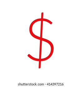Dollar symbol icon.