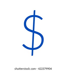 Dollar symbol icon.