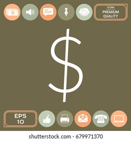 Dollar symbol icon