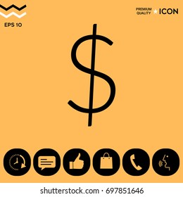 Dollar symbol icon