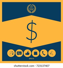 Dollar symbol icon