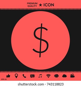 Dollar symbol icon