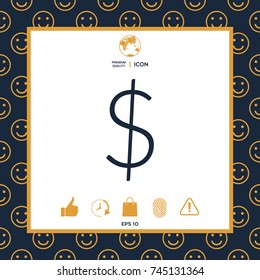 Dollar symbol icon
