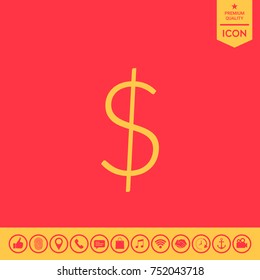 Dollar symbol icon
