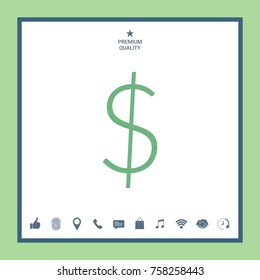 Dollar symbol icon