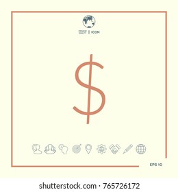 Dollar symbol icon