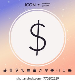 Dollar symbol icon